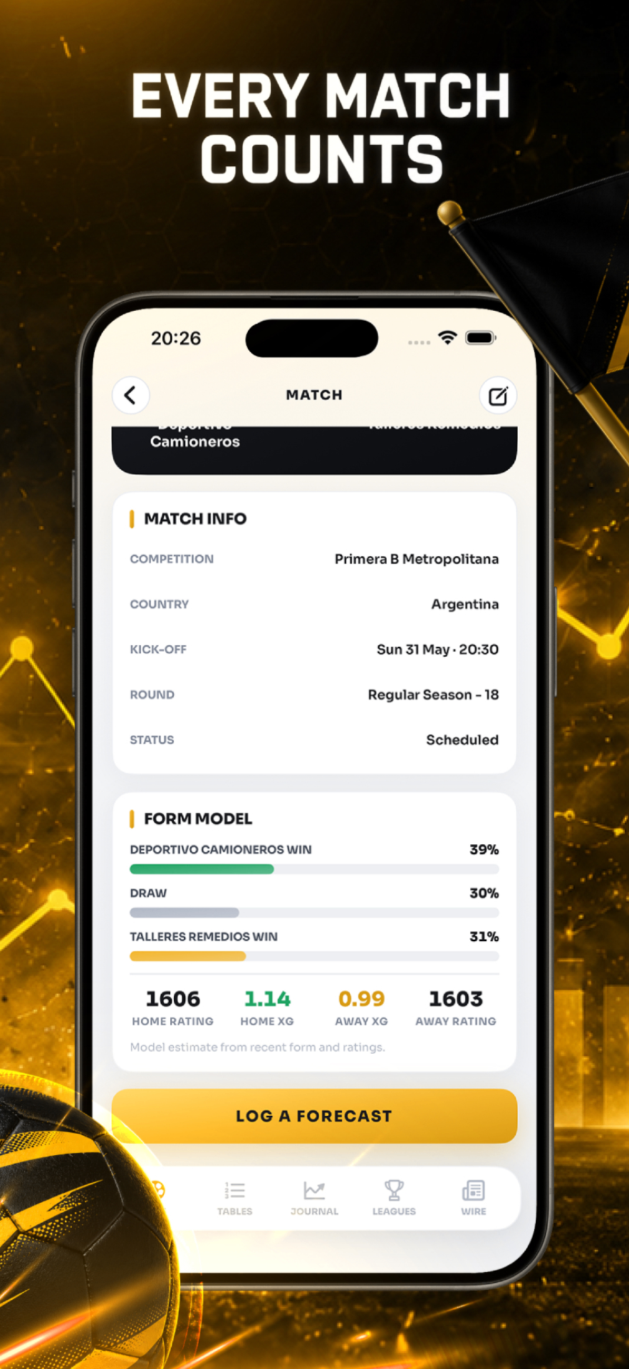 Every match counts